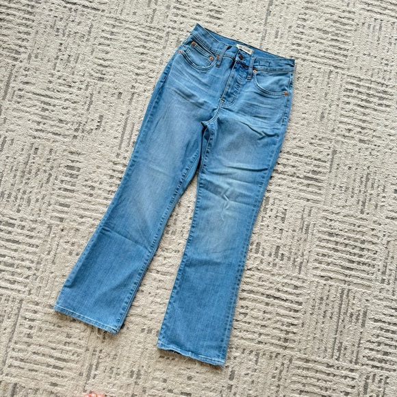 Madewell Cali Demi-Boot Jeans in Barnard Wash - Light Wash - Picture 9 of 12